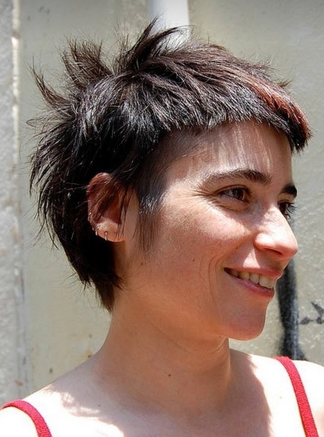 cieniowane fryzury krótkie uczesanie damskie zdjęcie numer 166A